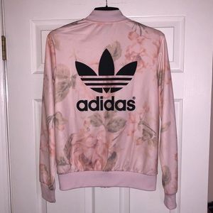 Adidas Rare Floral Pastel Jacket sz Small